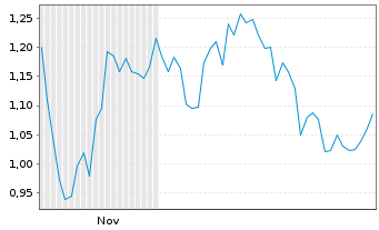 Chart Mini Future Long IBM - 6 Monate