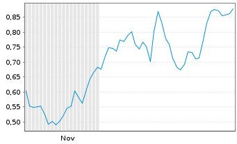 Chart Mini Future Long Verbio Vereinigte Bioenergie - 6 Monate