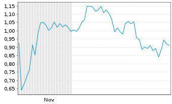 Chart Mini Future Short JinkoSolar - 6 Monate
