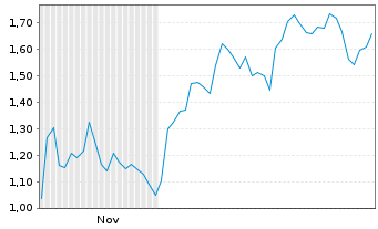 Chart Mini Future Short Solaredge - 6 Monate
