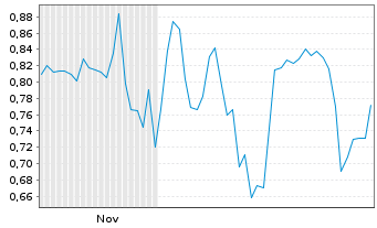 Chart Mini Future Short Ceconomy - 6 Monate