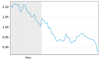 Chart Mini Future Short Indus Holding - 6 Monate