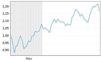 Chart Mini Future Long Bank of America - 6 Monate