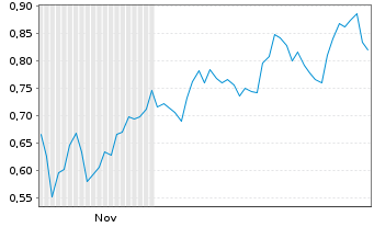 Chart Mini Future Long Bank of America - 6 Monate