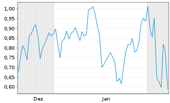 Chart Mini Future Short Super Micro Computer - 6 Monate