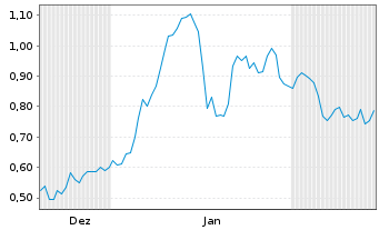 Chart Mini Future Long Mutares - 6 Monate