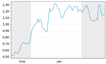 Chart Mini Future Long Verbio Vereinigte Bioenergie - 6 Monate