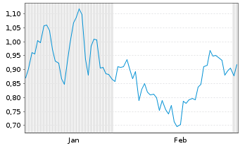 Chart Mini Future Long BB Biotech - 6 Monate