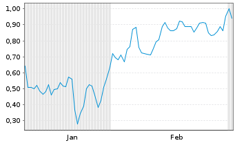 Chart Mini Future Short Plug Power - 6 Monate