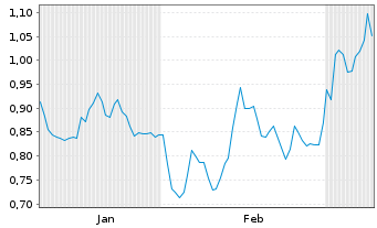 Chart Mini Future Short ING - 6 Monate