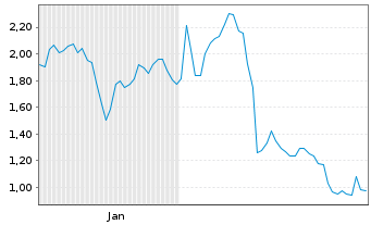 Chart Mini Future Long HelloFresh - 6 Monate