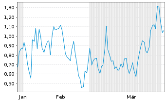 Chart Mini Future Short Bloom Energy - 6 Monate