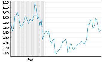 Chart Mini Future Short Salesforce.com - 6 Monate