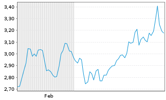 Chart Mini Future Short secunet - 6 Monate