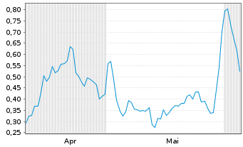 Chart Mini Future Long Palantir - 6 Monate