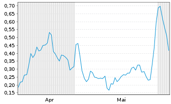 Chart Mini Future Long Palantir - 6 Monate