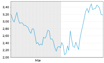 Chart Mini Future Long Adyen - 6 Monate