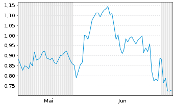 Chart Mini Future Short PayPal - 6 Months