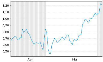 Chart Mini Future Long DHL Group - 6 Monate