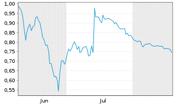 Chart Mini Future Long Delivery Hero - 6 Monate