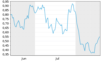 Chart Mini Future Short NVIDIA - 6 Months