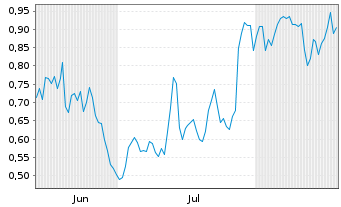 Chart Mini Future Long BASF - 6 Monate
