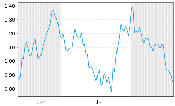Chart Mini Future Short Verbio Vereinigte Bioenergie - 6 Months