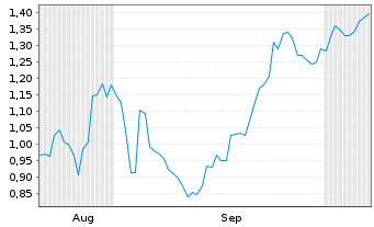 Chart Mini Future Long Palantir - 6 Months