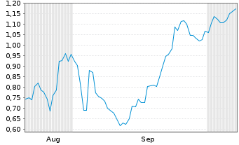 Chart Mini Future Long Palantir - 6 Months