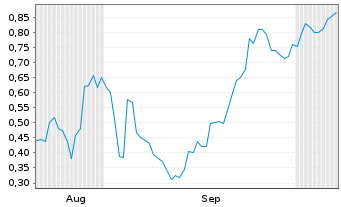 Chart Mini Future Long Palantir - 6 Months