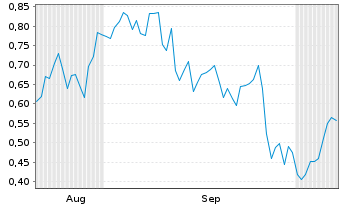Chart Mini Future Long BASF - 6 Monate