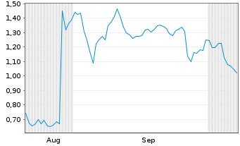 Chart Mini Future Short PayPal - 6 Months