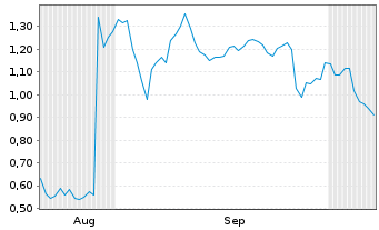 Chart Mini Future Short PayPal - 6 Months