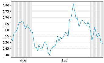 Chart Mini Future Long DHL Group - 6 Monate