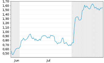 Chart Mini Future Long Palantir - 6 Months