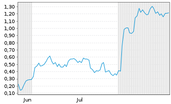 Chart Mini Future Long Palantir - 6 Months
