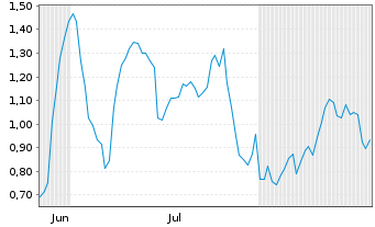 Chart Mini Future Short Volkswagen - 6 Months
