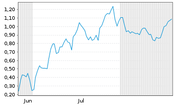Chart Mini Future Short Intel - 6 Months
