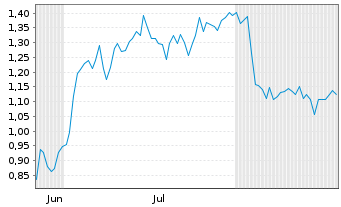 Chart Mini Future Long DHL Group - 6 Monate