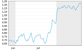 Chart Mini Future Long Siemens Healthineers - 6 Months