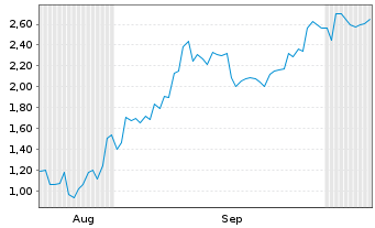Chart Mini Future Short BYD - 6 Monate