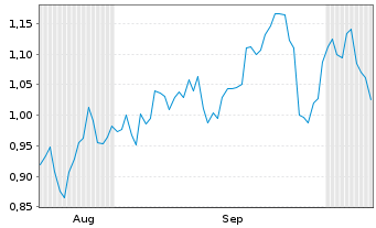 Chart Mini Future Short Siemens Healthineers - 6 Months