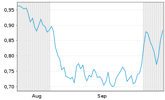 Chart Mini Future Short ING - 6 Months