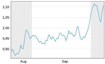 Chart Mini Future Short BNP Paribas - 6 Monate