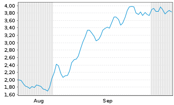 Chart Mini Future Short Adyen - 6 Months