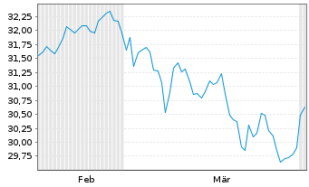 Chart Xtr.Zurich ESG All.Equit.ETF - 6 Months