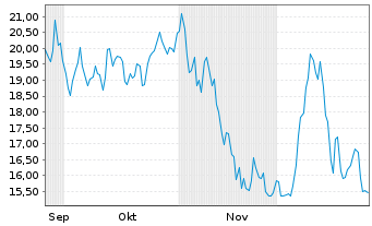 Chart Netskope Inc. Registered Shares Class A o.N. - 6 Monate
