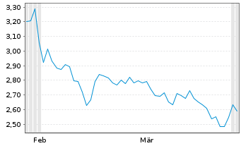 Chart Solid Power Inc. - 6 Monate