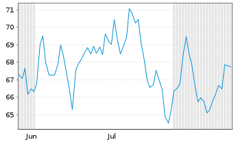 Chart Triumph Financial Inc. - 6 Monate