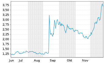 Chart Vince Holding Corp. - 6 Monate